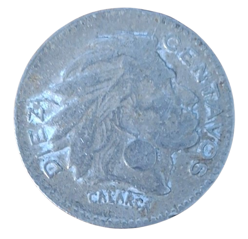 Colombia 10 Centavos 1956