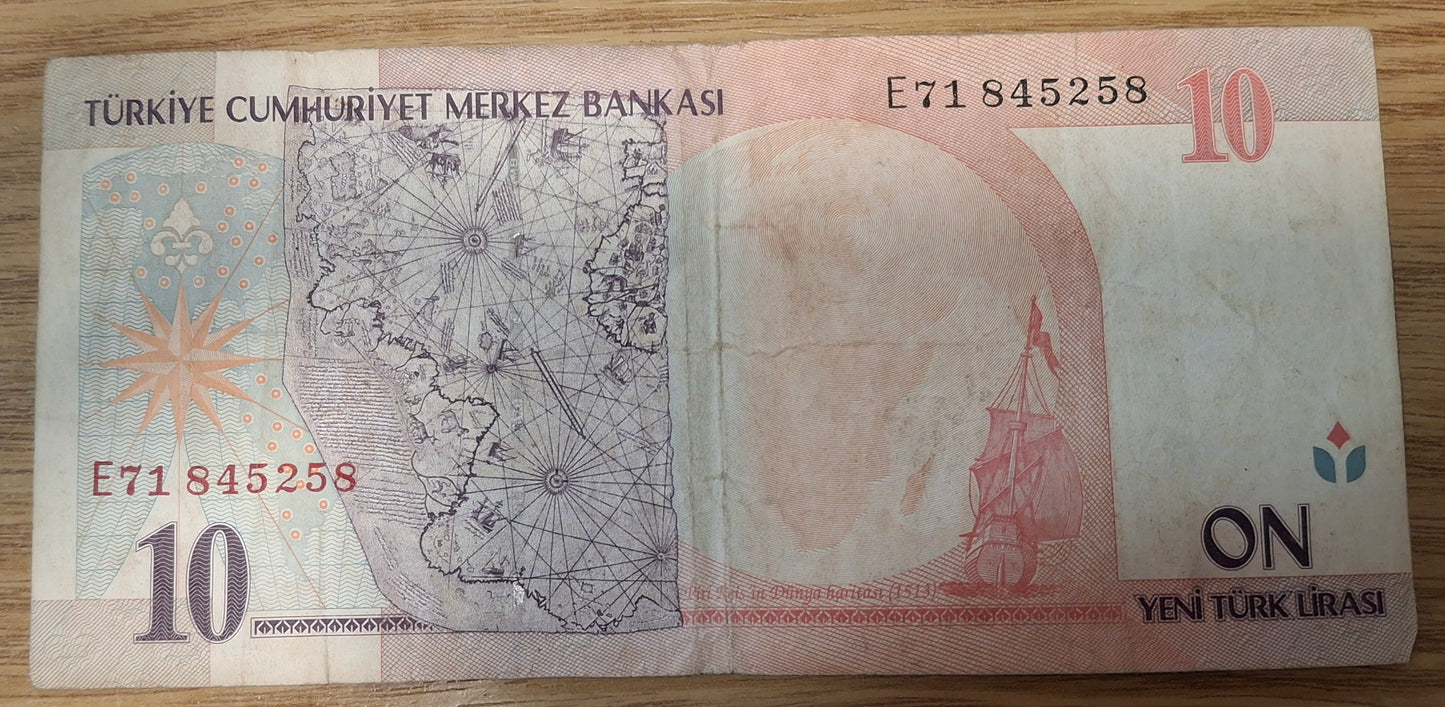 Turkije 10 New Lira 2005