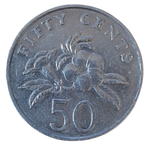 Singapore 50 Cents 1995