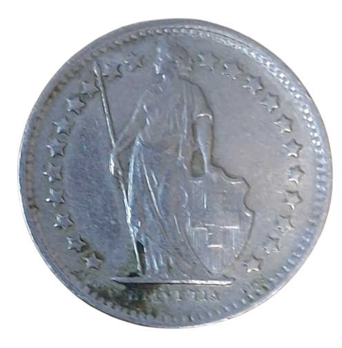 Zwitserland 1/2 Franc 1970