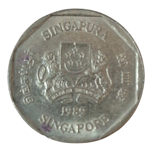 Singapore 1 Dollar 1989