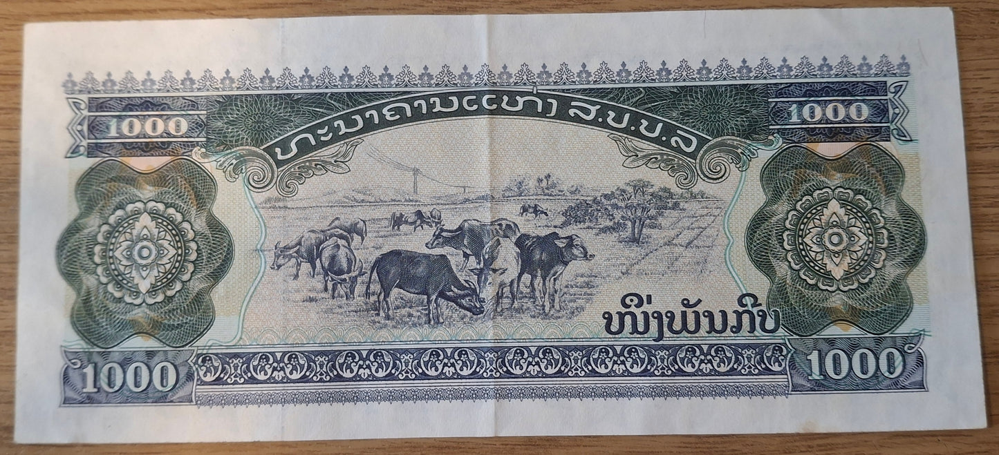 Laos 1000 Kip Biljet