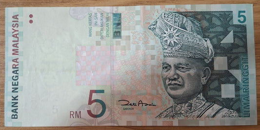 Maleisie 5 Ringgit Biljet