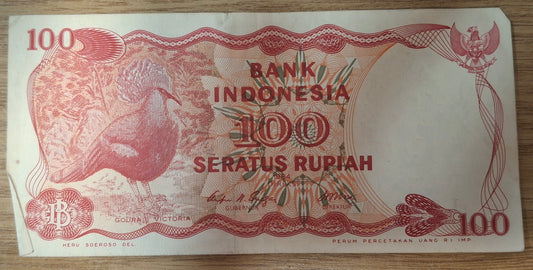 Indonesie 100 Rupiah 1984 Biljet