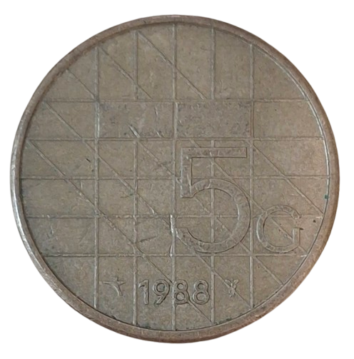 Nederland 5 Gulden 1988