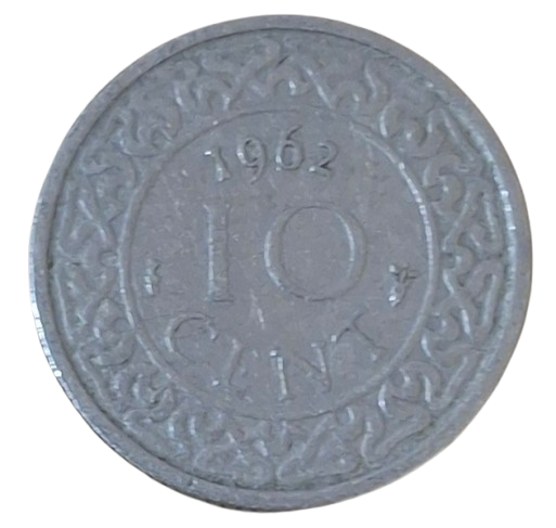 Suriname 10 Cents 1962