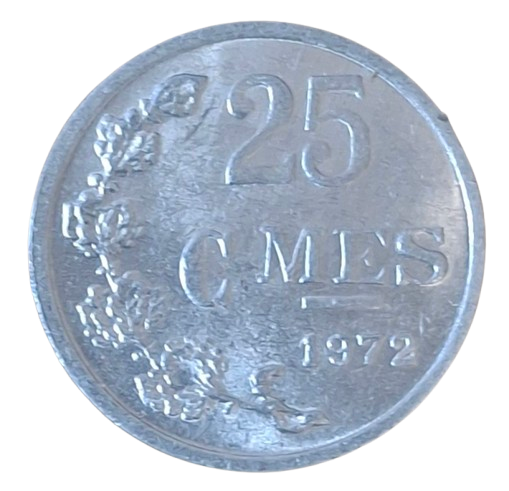 Luxemburg 25 Centimes 1972