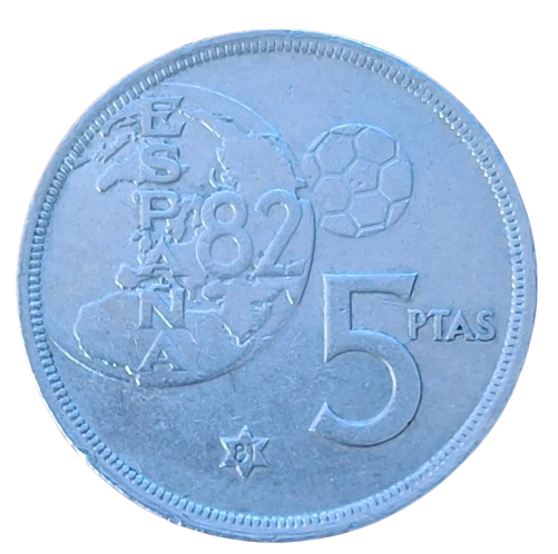 Spanje 5 Pesetas 1980 "81"