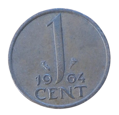 Nederland 1 Cent 1964