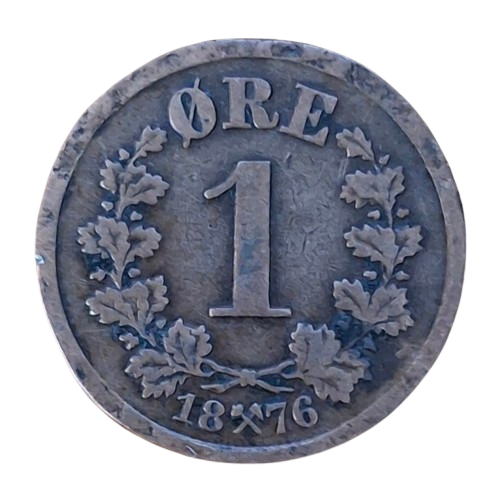 Noorwegen 1 Ore 1876