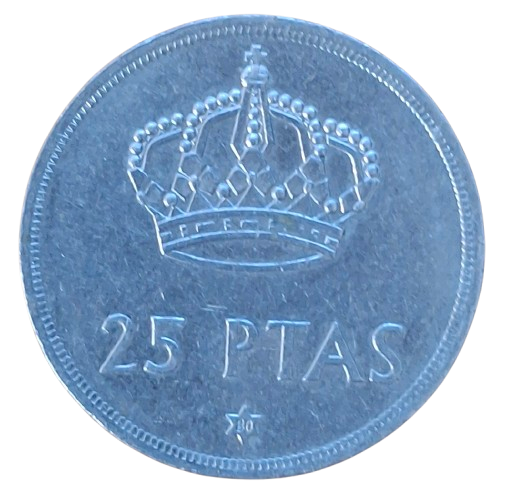 Spanje 25 Pesetas 1975 (80)