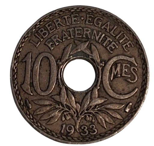 Frankrijk 10 Centimes 1933