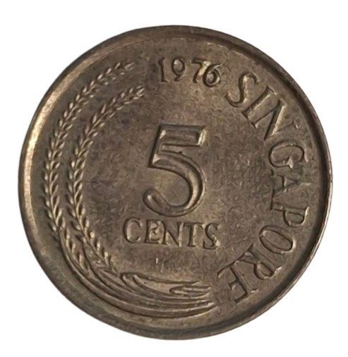 Singapore 5 Cents 1976