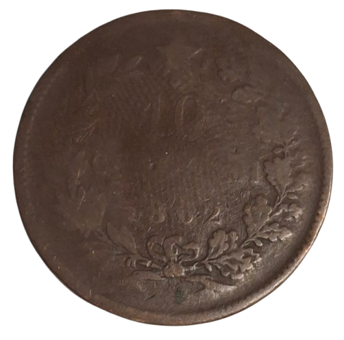 Italie 10 Centesimi 1862