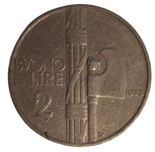 Italie 2 Lire 1923