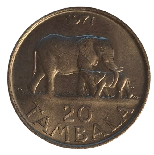 Malawi 20 Tambala 1971