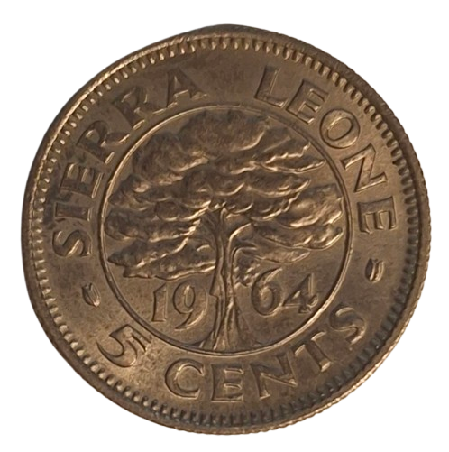 Sierra Leone 5 Cents 1964