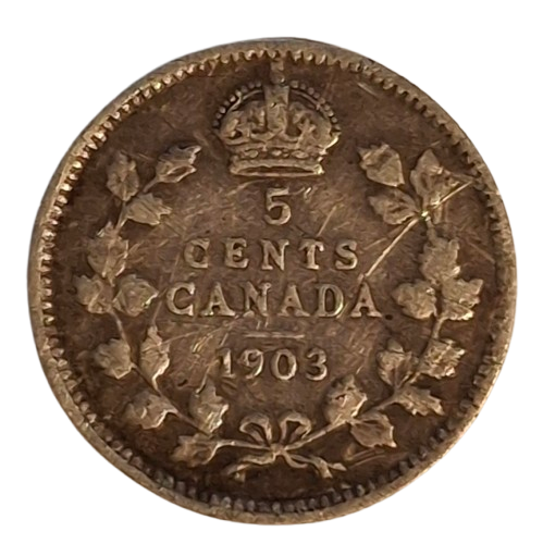 Canada 5 Cents 1903 Zilver