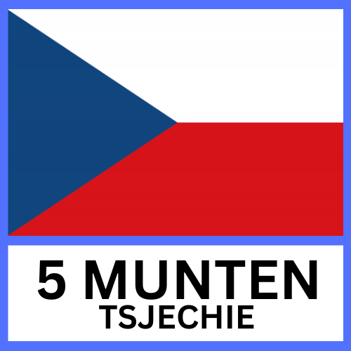 5 Willekeurige Munten Tsjechie