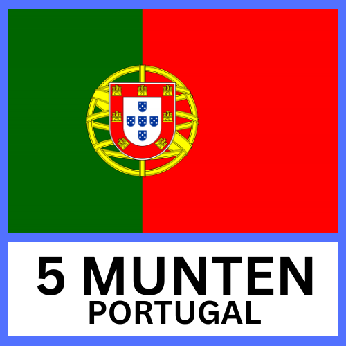 5 Willekeurige Munten Portugal