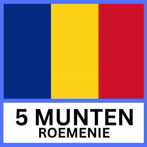 5 Willekeurige Munten Roemenie