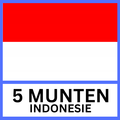 5 Willekeurige Munten Indonesie