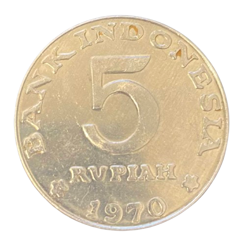 Indonesië 5 Rupiah 1970