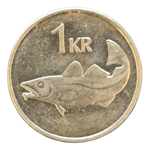 IJsland 1 Krona 2006 - Munten Punt