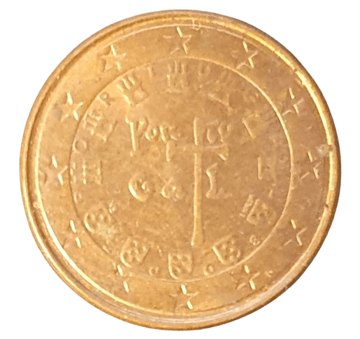 Portugal 1 Cent 2008 - Munten Punt