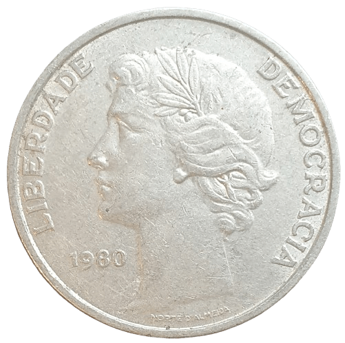 Portugal 25 Escudos 1980 - Munten Punt