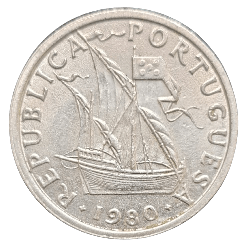 Portugal 5 Escudos 1980 - Munten Punt