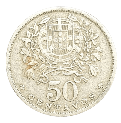 Portugal 50 Centavos 1944 - Munten Punt