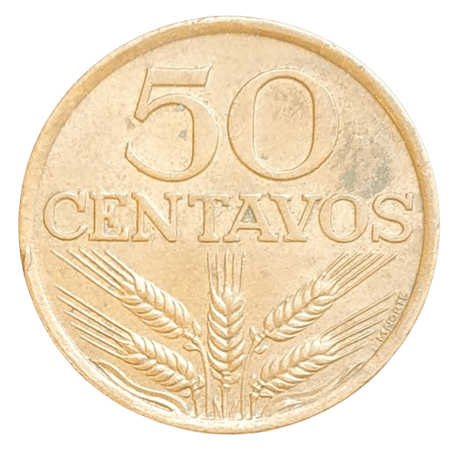 Portugal 50 Centavos 1977 - Munten Punt