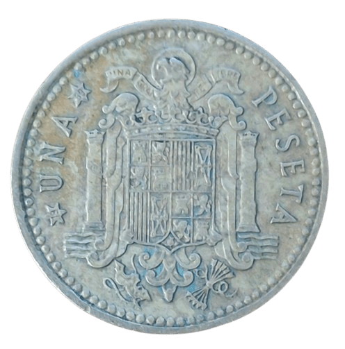 Spanje 1 Peseta 1966 (69) - Munten Punt