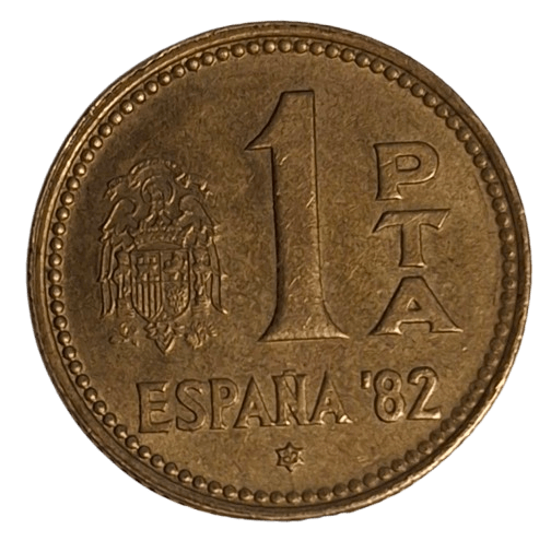 Spanje 1 Peseta 1980 (82) - Munten Punt