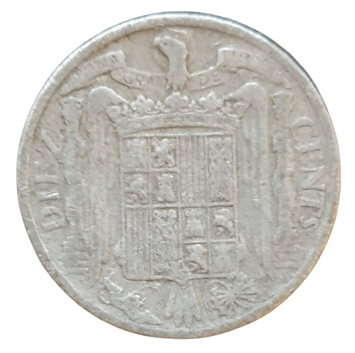 Spanje 10 Cents 1945 - Munten Punt