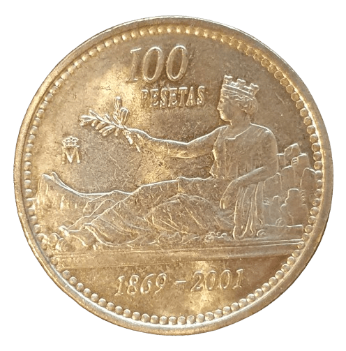 Spanje 100 Pesetas 2001 - Munten Punt