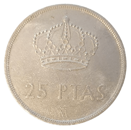 Spanje 25 Pesetas 1983 - Munten Punt