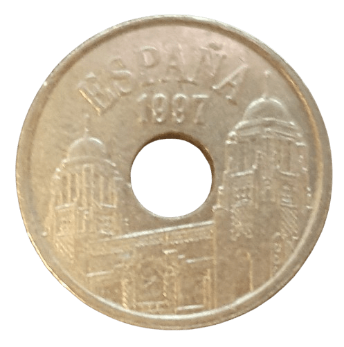 Spanje 25 Pesetas 1997 - Munten Punt