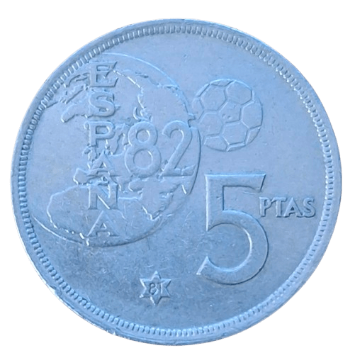 Spanje 5 Pesetas 1980 "81" - Munten Punt