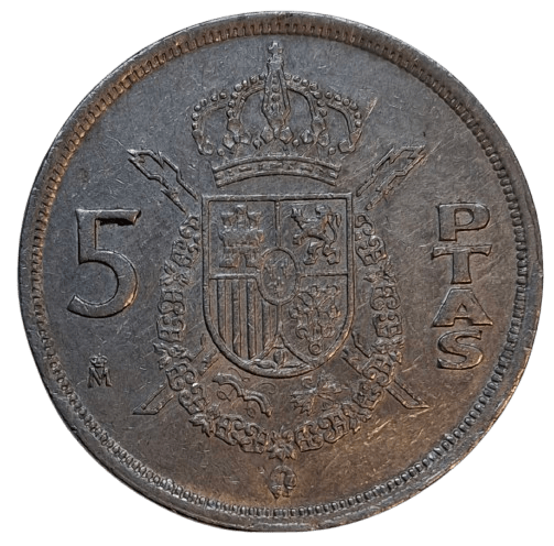 Spanje 5 Pesetas 1983 - Munten Punt