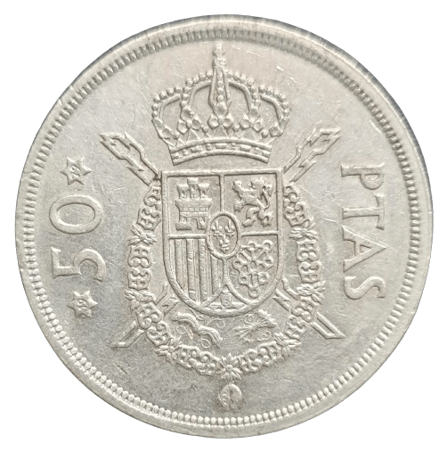 Spanje 50 Pesetas 1975 - Munten Punt