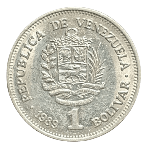 Venezuela 1 Bolivar 1989 - Munten Punt