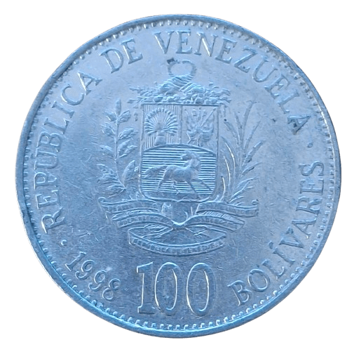 Venezuela 100 Bolivares 1998 - Munten Punt