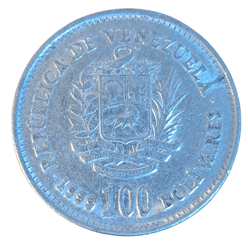 Venezuela 100 Bolivares 1999 - Munten Punt