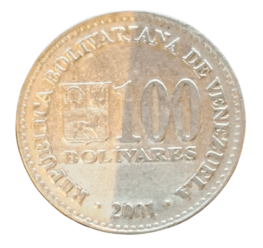 Venezuela 100 Bolivares 2001 - Munten Punt