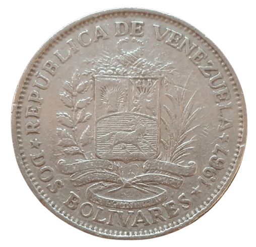 Venezuela 2 Bolivares 1967 - Munten Punt