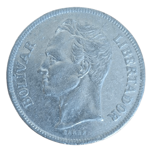 Venezuela 5 Bolivares 1977 - Munten Punt