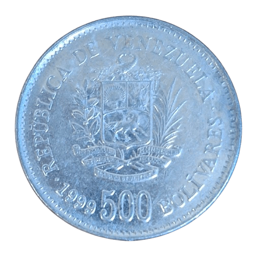 Venezuela 500 Bolivares 1999 - Munten Punt